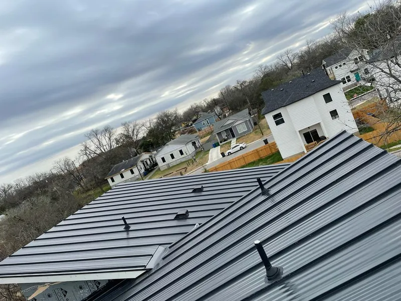 Standing seam metal roof panels with vents for Skylight Repair in Jamesburg